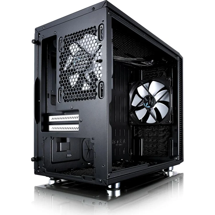 Fractal Design Define Nano S Black Window, PC Gehäuse (Midi Tower mit seitlichem Fenster) Case Modding für (High End) Gaming PC, schwarz – Bild 12