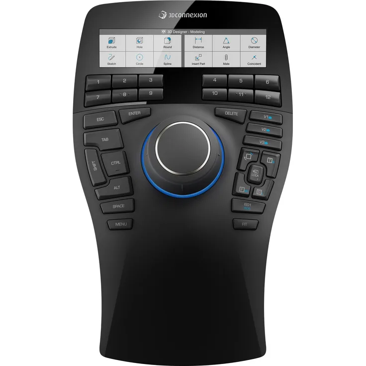 3dconnexion sam 3DX-700056 - 3Dconnexion SpaceMouse Enterprise - 3D mouse - 31 buttons - wired - USB