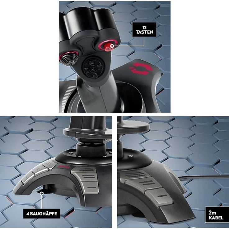 Speedlink Phantom Hawk Flightstick (SL-6638-BK) (PC) – Bild 6