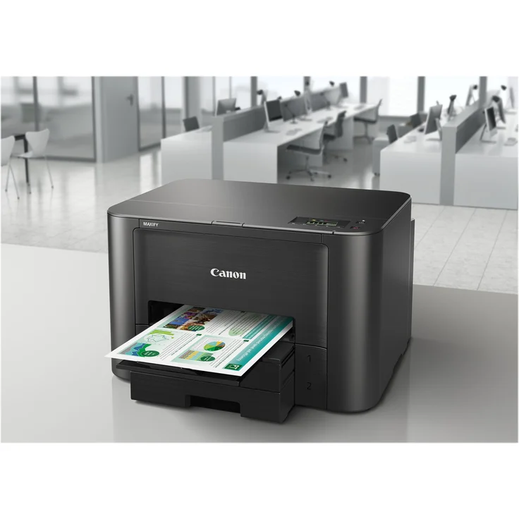 Canon Maxify iB4150 - Tintenstrahldrucker, Druckgeschwindigkeit (S/min): 24 S/W, 15,5 Farbe, Auflösung: 600 x 1200 (USB, LAN, WLAN, AirPrint, Mobile Print, Cloud Print) 0972C006 – Bild 7