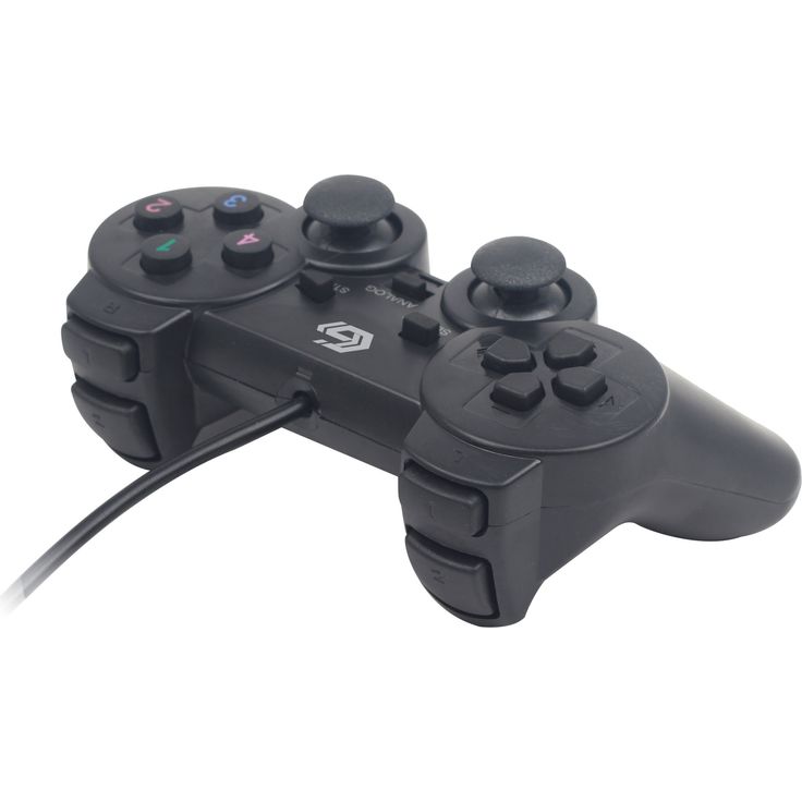 Gembird Dual Vibration Gamepad Schwarz (JPD-UDV-01) (PC) – Bild 4