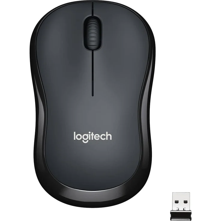 Logitech M220 Silent Kabellose Maus, 2,4 GHz mit Nano-USB-Empfänger, 1000 DPI Optical Tracking, 18 Monate Batterielaufzeit, für Links- und Rechtshänder, kompatibel mit PC, Mac, Laptop, Schwarz (910-004878) – Bild 7