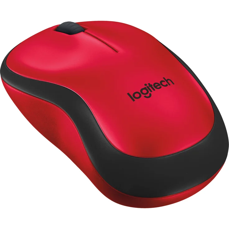 Logitech M220 Silent Kabellose Maus, 2.4 GHz Verbindung via Nano-USB-Empfänger, 1000 DPI Sensor, Quiet-Mark Zertifiziert, 18-Monate Akkulaufzeit, Für Links- und Rechtshänder, PC-Mac - rot – Bild 5