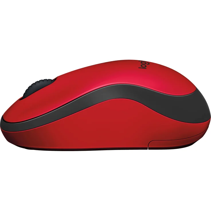 Logitech M220 Silent Kabellose Maus, 2.4 GHz Verbindung via Nano-USB-Empfänger, 1000 DPI Sensor, Quiet-Mark Zertifiziert, 18-Monate Akkulaufzeit, Für Links- und Rechtshänder, PC-Mac - rot – Bild 3
