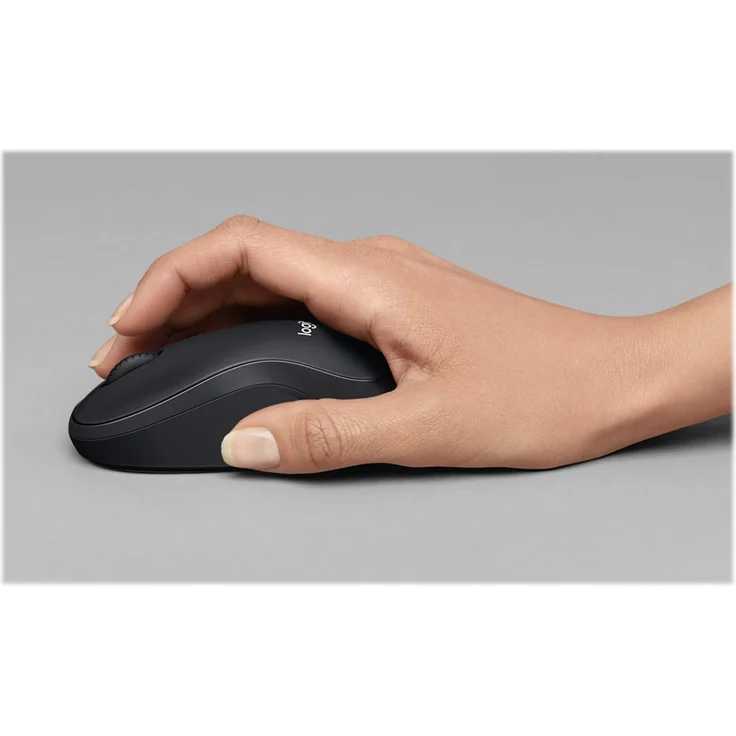 Logitech B220 Silent Kabellose Maus, 2.4 GHz Verbindung via Nano-USB-Empfänger, 1000 DPI Optischer Sensor, Quiet-Mark Zertifiziert, 18-Monte Akkulaufzeit, 3 Tasten, Für Links- und Rechtshänder, PC-Mac – Bild 5