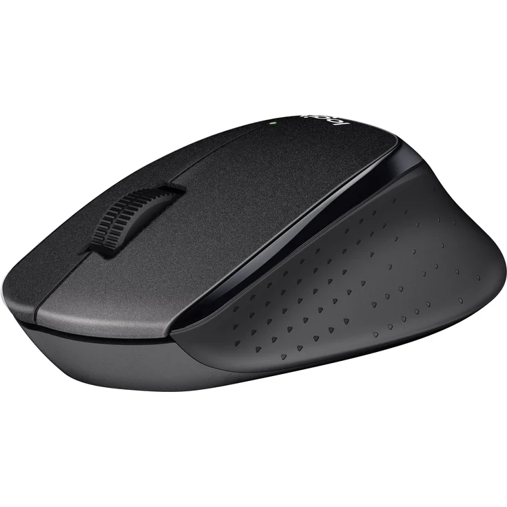 Logitech M330 Silent Plus Kabellose Maus, 2.4 GHz Verbindung via Nano USB-Empfänger, 1000 DPI Optischer Sensor, 24-Monate Akkulaufzeit, 3 Tasten, PC-Mac - schwarz, Englische Verpackung – Bild 8