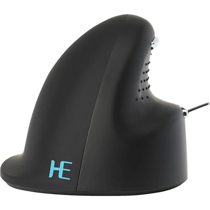 R-Go HE Ergonomische Maus - Premium-Vertikal-Maus - Mittel (165-195mm) Linkshändige Vertikal - Drahtgebundenen - Schlankes Design - Plug-and-Play-Funktion - Schwarz – Bild 5