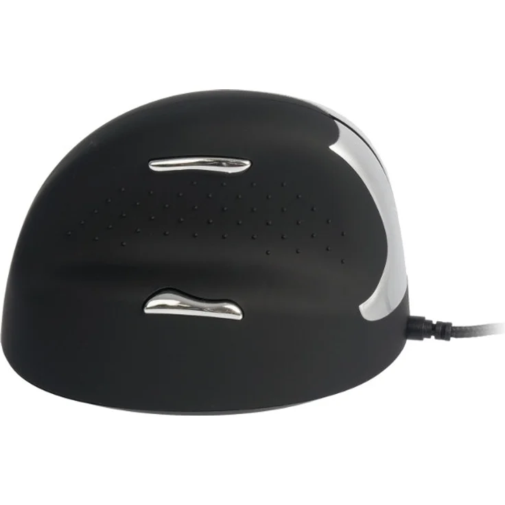 R-Go HE Ergonomische Maus - Premium-Vertikal-Maus - Mittel (165-195mm) Linkshändige Vertikal - Drahtgebundenen - Schlankes Design - Plug-and-Play-Funktion - Schwarz – Bild 6