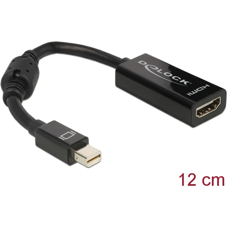 DeLock DisplayPort Mini Adapter (19-Polig, HDMI, 0, 18 m) Schwarz - Preisvergleich – Bild 3