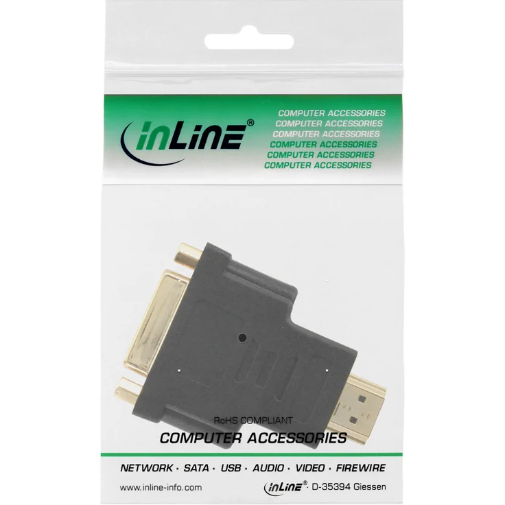 HDMI-DVI Adapter, 19pol St auf 24+1 Bu , vergoldete Kontakte – Bild 3