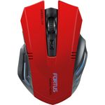 Speedlink FORTUS Gaming Mouse Wireless - 5 Tasten Maus Kabellos - LED-Beleuchtung in 4 atmosphärischen Farben, schwarz