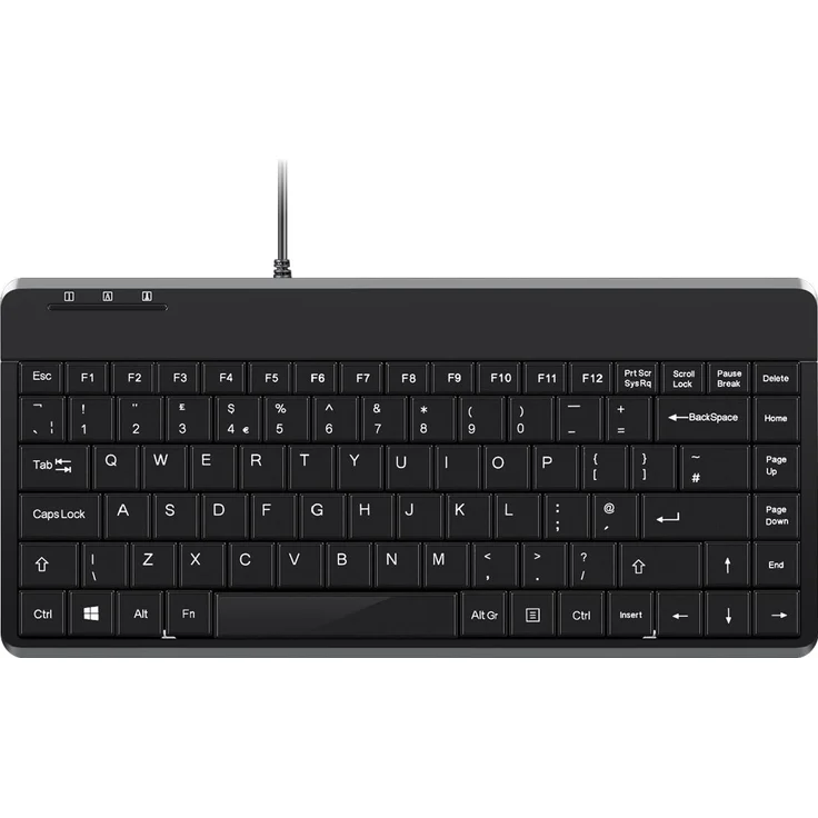 Perixx PERIBOARD-409H - Mini - Tastatur - USB - QWERTZ - Deutsch - Piano Black (PERIBOARD-409 H) – Bild 2