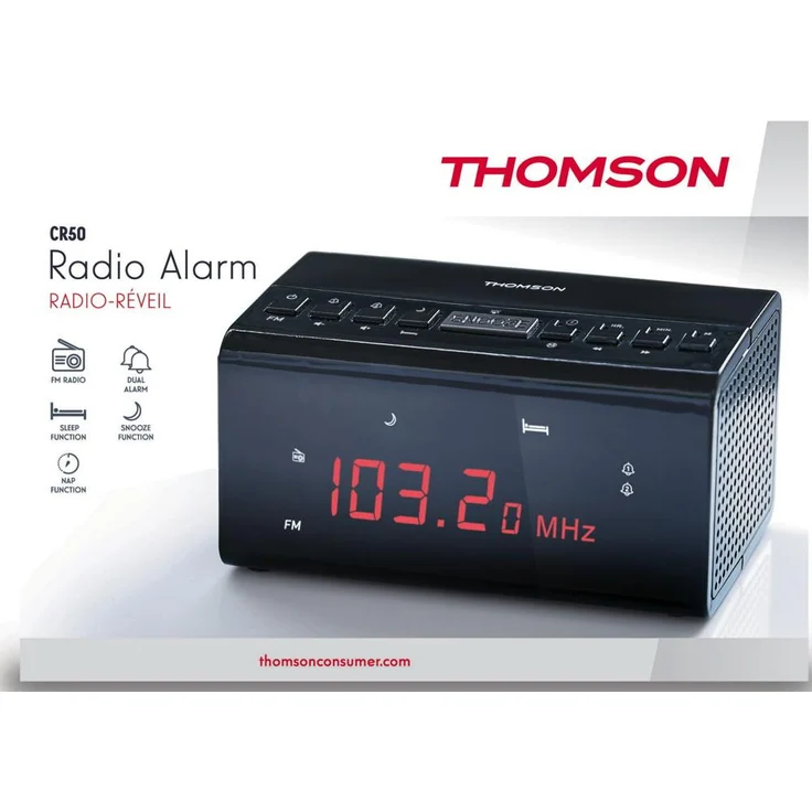 Thomson, Radio Clock (Black) – Bild 2
