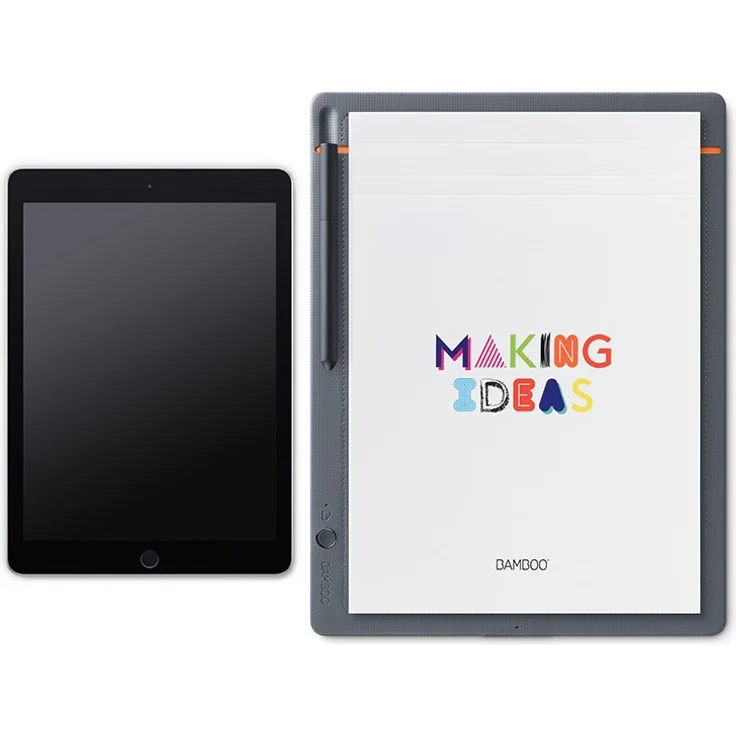 Wacom Bamboo Slate Smartpad A4, Großes Notepad (mit Digitalisierungs-Funktion inkl. Eingabestift mit Kugelschreiber-Mine, geeignet für Android & Apple) – Bild 10