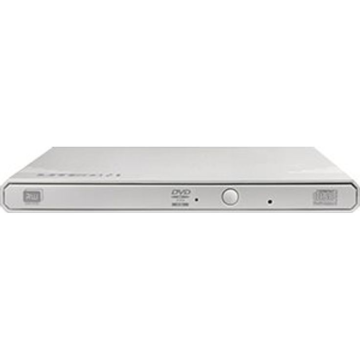 Lite-On Externes DVD-Laufwerk - External Slim USB DVD-RW (Bequeme Stromversorgung über den USB-Anschluss - SMART Burn für max. Schreibqualität - optimierte Lesegeschwindigkeit) Weiß – Bild 2