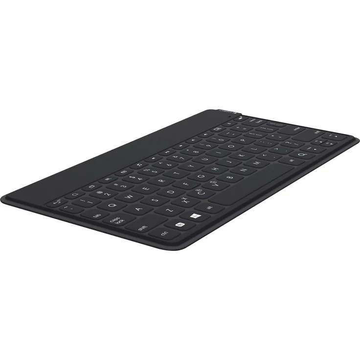 Logitech Keys-to-Go Kabellose Tablet-Tastatur, Bluetooth, iOS-Sondertasten, Ultraleicht & Geräuschlos, 3-Monate Akkulaufzeit, Fürs Tablet und Smartphone, Französisches AZERTY-Layout - schwarz – Bild 3