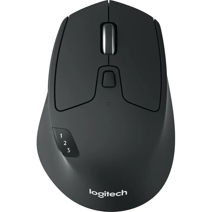 Logitech M720 Triathlon Kabellose Maus, Bluetooth & 2.4 GHz Verbindung via Unifying USB-Empfänger, 1000 DPI Sensor, 24-Monate Akkulaufzeit, Multi-Device, 8 Tasten, PC-Mac-iPadOS - Englische Verpackung – Bild 8