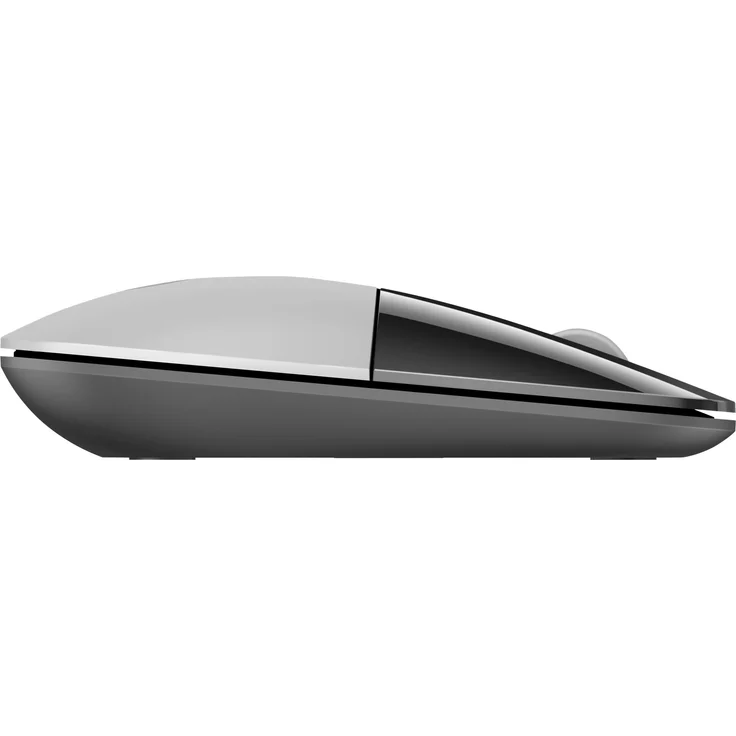 HP Z3700 (X7Q44AA) kabellose Maus (1200 optische Sensoren, bis zu 16 Monate Batterielaufzeit, USB Anschluss, Plug&Play) silber – Bild 3