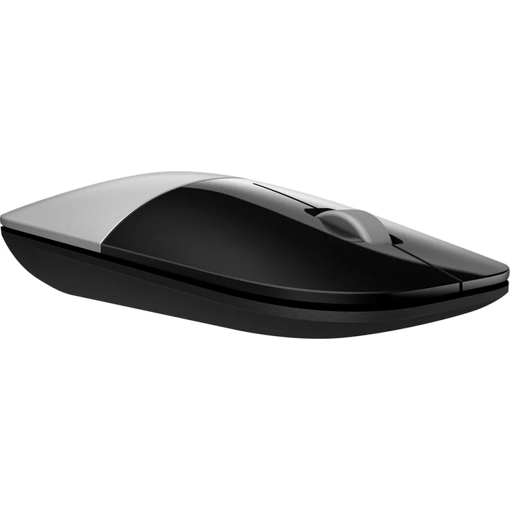 HP Z3700 (X7Q44AA) kabellose Maus (1200 optische Sensoren, bis zu 16 Monate Batterielaufzeit, USB Anschluss, Plug&Play) silber – Bild 2