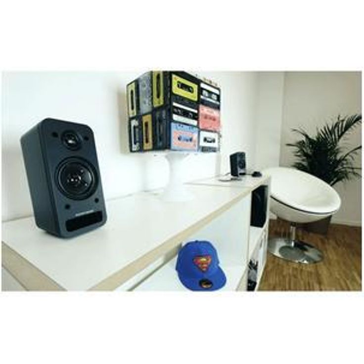 Wavemaster MX3+ BT 2.1 Lautsprecher System (50 Watt) mit Bluetooth-Streaming Aktiv-Boxen für TV-Tablet-Smartphone-PC schwarz (66506) – Bild 2