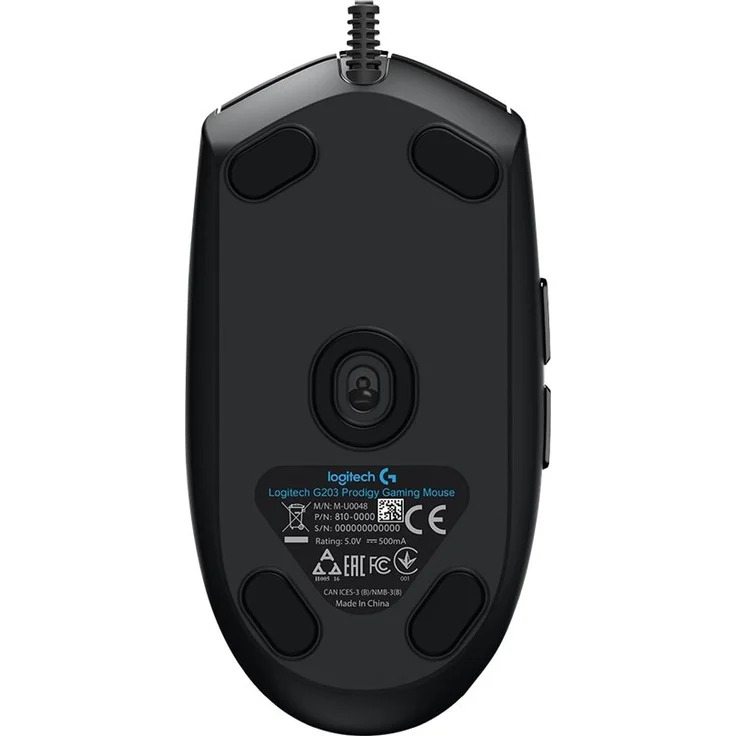 Logitech G G203 Prodigy Gaming Maus, 8000 DPI Sensor, RGB-Beleuchtung, 6 Programmierbare Tasten, Benutzerdefinierte Spielprofile, Klassisches Design, Leichtgewicht, PC-Mac – Bild 5