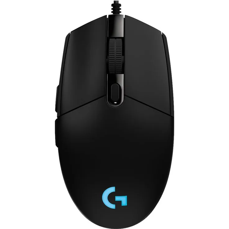 Logitech G G203 Prodigy Gaming Maus, 8000 DPI Sensor, RGB-Beleuchtung, 6 Programmierbare Tasten, Benutzerdefinierte Spielprofile, Klassisches Design, Leichtgewicht, PC-Mac