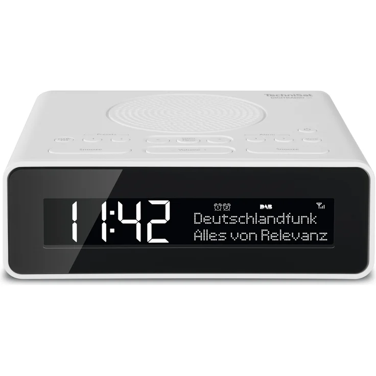 TechniSat Digitradio 51 Radiowecker mit Wecker, LCD-Display, weiß – Bild 5