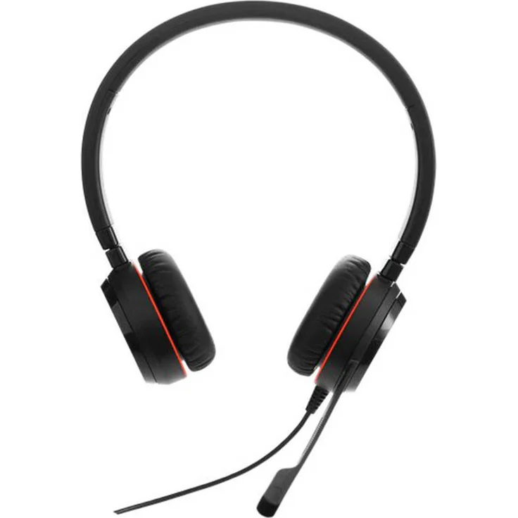 Jabra Evolve 30 MS Stereo Headset Unified Communications Kopfhörer für VoIP Softphone mit passivem Noise-Cancelling USB-Kabel mit Anrufsteuerung Schwarz – Bild 2
