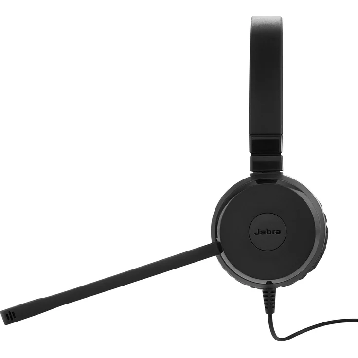 Jabra Evolve 30 MS Stereo Headset Microsoft zertifizierte Kopfhörer für VoIP Softphone mit passivem Noise-Cancelling USB-Kabel mit Anrufsteuerung Schwarz – Bild 3