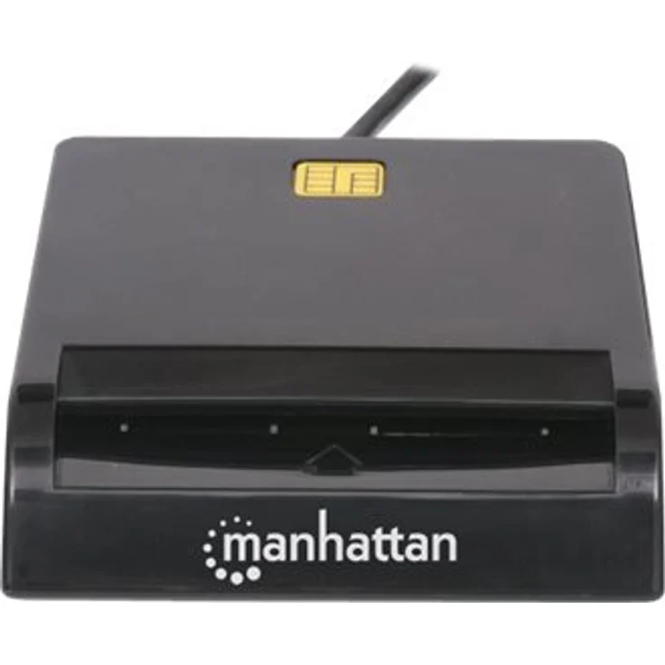 Manhattan 102049 Smartcard-Lesegerät Chipkartenleser USB extern schwarz – Bild 4
