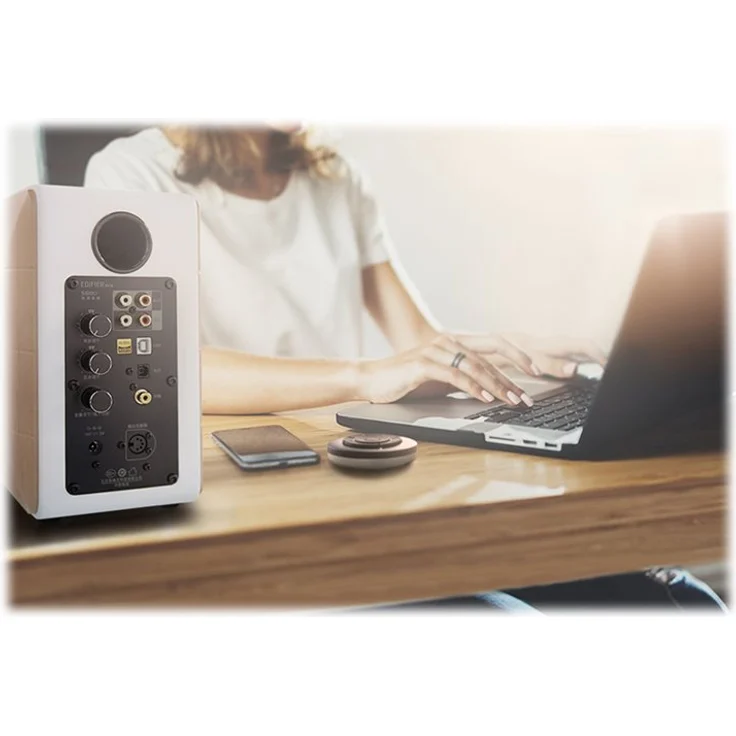 Edifier S880DB Bluetooth-Regallautsprecher System Holz-weiß – Bild 5