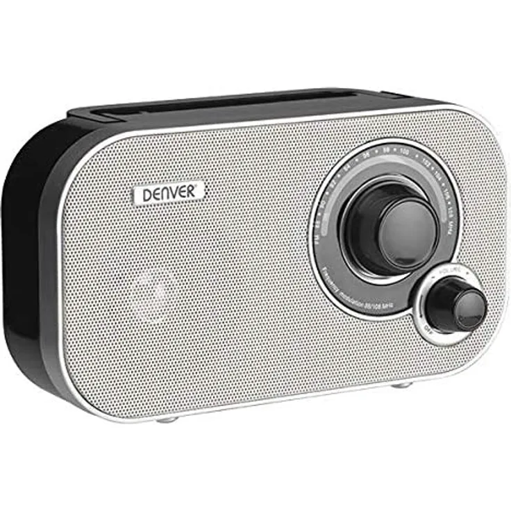Denver Electronics AM-FM Transistor-Radio, weiß