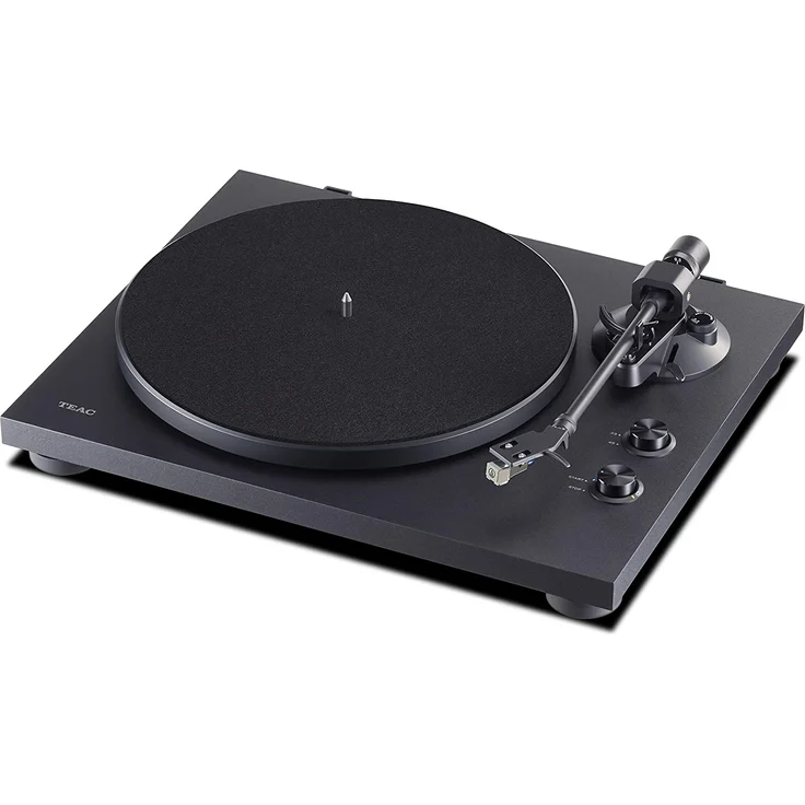 TEAC TN-280BT-A3 Bluetooth-Plattenspieler, Riemenantrieb, MM Phono-Vorverstärker, High-Density MDF-Gehäuse, schwarz – Bild 2