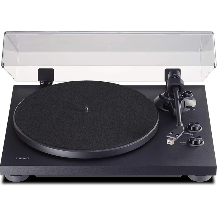 TEAC TN-280BT-A3 Bluetooth-Plattenspieler, Riemenantrieb, MM Phono-Vorverstärker, High-Density MDF-Gehäuse, schwarz – Bild 1