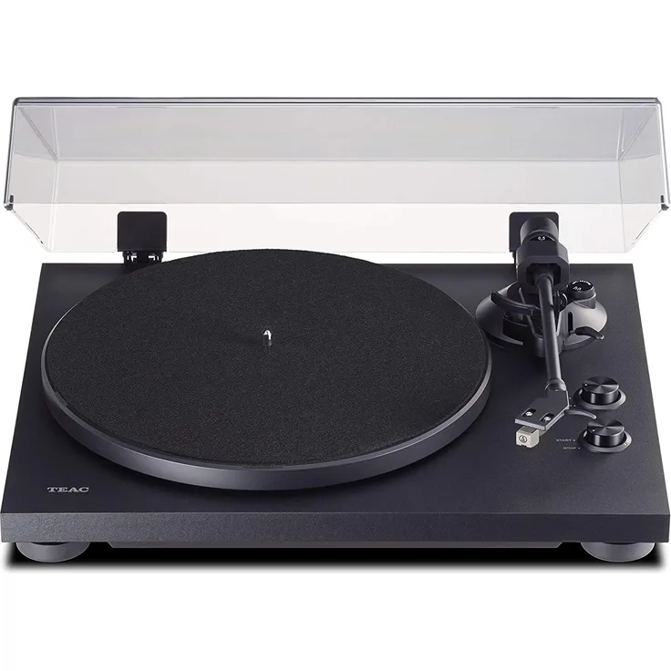 TEAC TN-280BT-A3 Bluetooth-Plattenspieler, Riemenantrieb, MM Phono-Vorverstärker, High-Density MDF-Gehäuse, schwarz