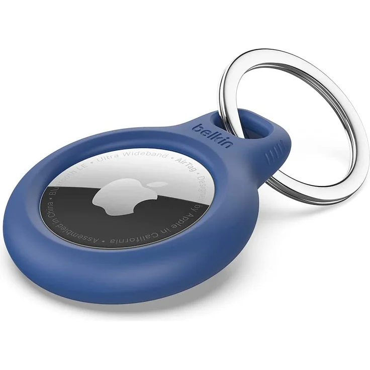 Belkin F8W973 Secure Holder mit Schlüsselanhänger, geeignet für Apple AirTag, blau (F8W973btBLU) – Bild 3