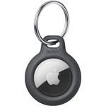 Belkin F8W973 Secure Holder mit Schlüsselanhänger, geeignet für Apple AirTag, schwarz (F8W973btBLK)