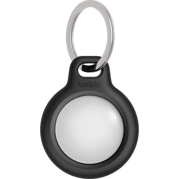 Belkin F8W973 Secure Holder mit Schlüsselanhänger, geeignet für Apple AirTag, schwarz (F8W973btBLK) – Bild 3