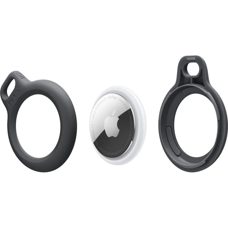 Belkin F8W973 Secure Holder mit Schlüsselanhänger, geeignet für Apple AirTag, schwarz (F8W973btBLK) – Bild 5