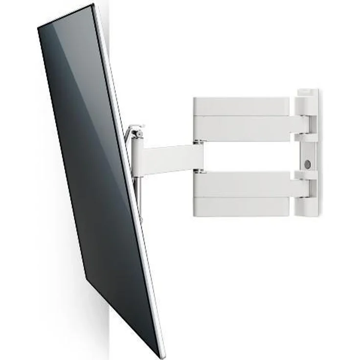Vogel's THIN 445 TV Wandhalterung für 66-140 cm (26-55 Zoll) Fernseher, schwenkbar und neigbar, max. 18 kg, Vesa max. 400 x 400, Weiß 8394451 – Bild 2