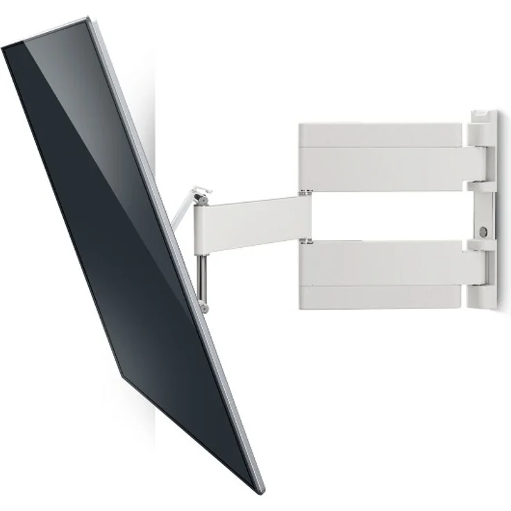 Vogel's THIN 545 TV Wandhalterung für 102-165 cm (40-65 Zoll) Fernseher, schwenkbar und neigbar, max. 25 kg, Vesa max. 600 x 400, Weiß – Bild 2