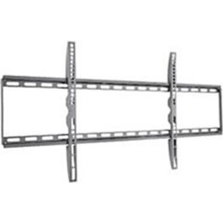 TECHLY Wandhalterung fuer LCD TV 42 - 80Zoll Schwarz Slim Fix VESA 800x400 Wandabstand 28mm Traglast bis 60Kg