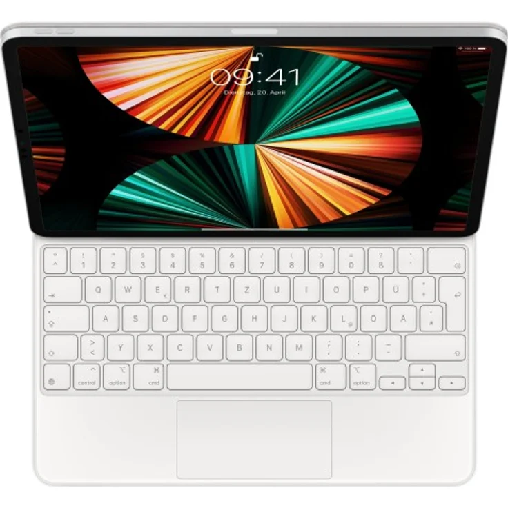 Apple Magic Keyboard für iPad Pro 12,9'' (3.-5. Generation) - Deutsch, Weiß – Bild 2