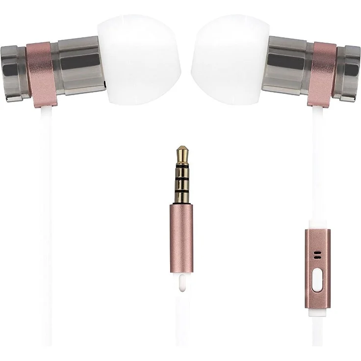 Kitsound Nova InEar Headphones with Mic Rose Gold – Bild 4