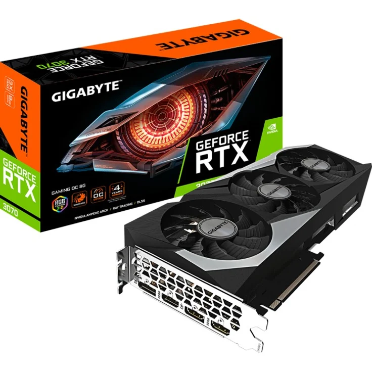 Gigabyte GeForce RTX 3070 GAMING OC 8G (rev. 2.0) NVIDIA 8 GB GDDR6 (GV-N3070GAMING OC-8GD 2.0) – Bild 1