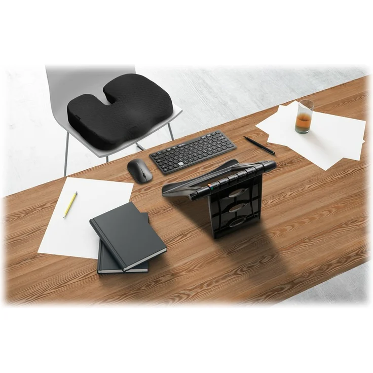 Kensington Easy Riser tragbarer ergonomischer Laptopständer 12 Zoll - 17 Zoll für Windows und Mac Geräte mit Secure Fit und SmartFit System, zur besseren Kühlung und Luftzirkulation, schwarz, K52788WW – Bild 11