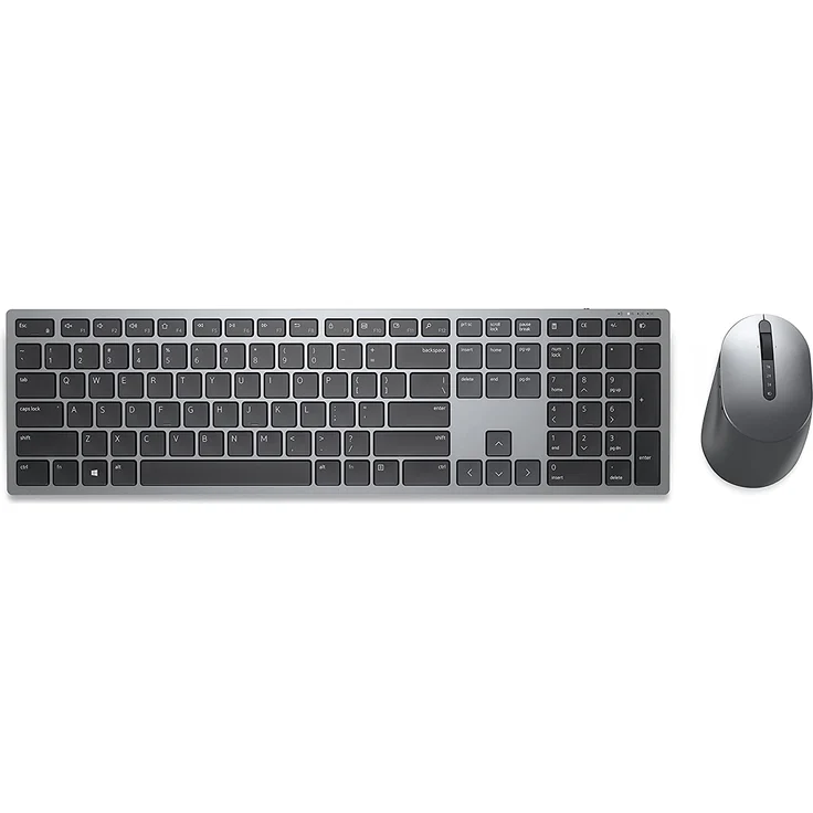 Dell KM7321W Premier Multi-Device Keyboard and Mouse Combo, Titan Grey, USB/Bluetooth, FR AZERTY (580-AJQM / KM7321W-GY-FR) – Bild 1