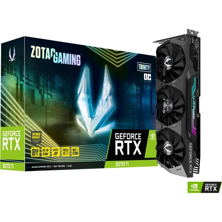 Zotac GAMING GeForce RTX 3070 Ti Trinity OC NVIDIA 8 GB GDDR6X (ZT-A30710J-10P) – Bild 1