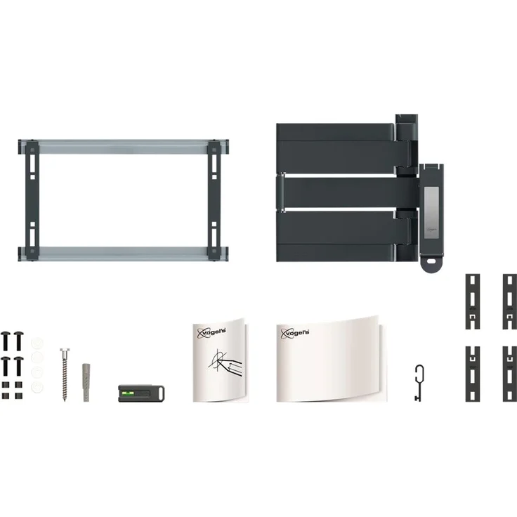 Vogel's THIN 546 TV Wandhalterung für 102-165 cm (40-65 Zoll) Fernseher, 180° schwenkbar, max 30 kg, VESA max 400 x 400, Schwarz – Bild 7