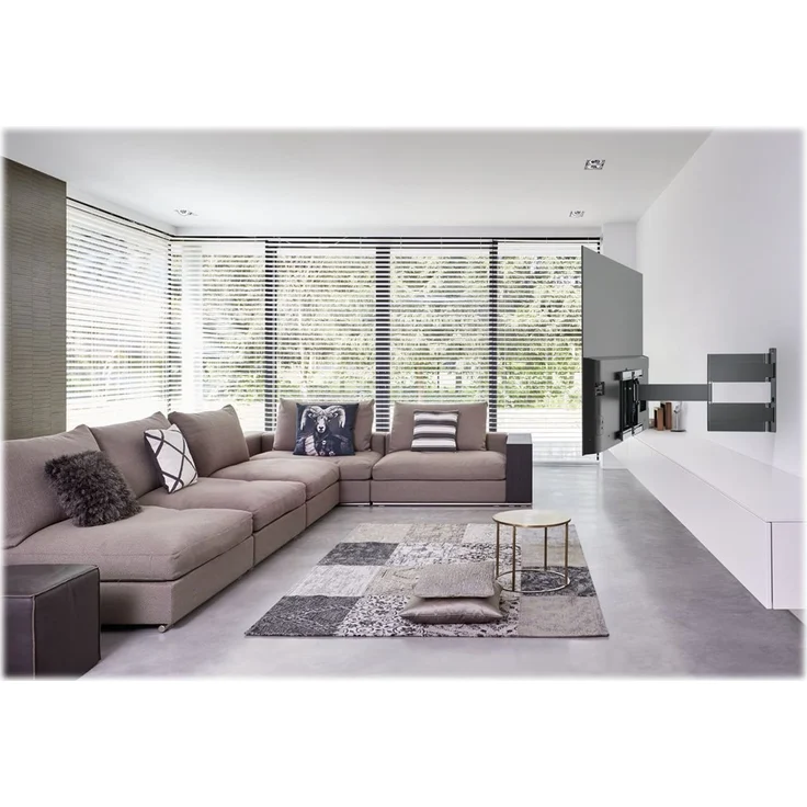 Vogel's THIN 546 TV Wandhalterung für 102-165 cm (40-65 Zoll) Fernseher, 180° schwenkbar, max 30 kg, VESA max 400 x 400, Schwarz – Bild 12